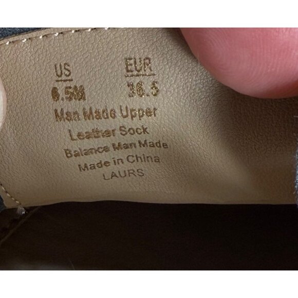 NEW Sam Edelman Laurs Loafer Womens Sz 6.5M Black Patent Leather Slip On Shoes - Picture 10 of 10